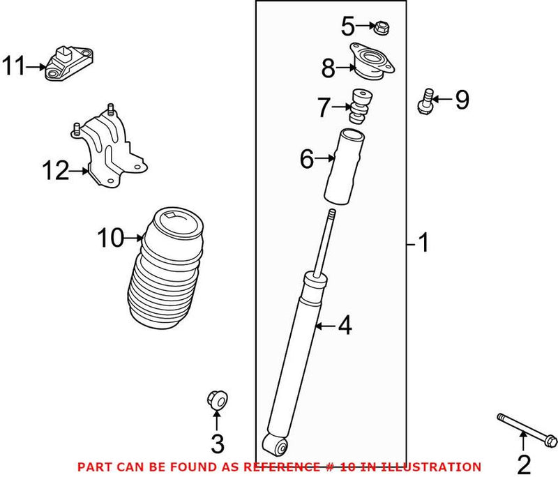 Air Suspension Spring – Rear (With Dynamic Chassis Control)