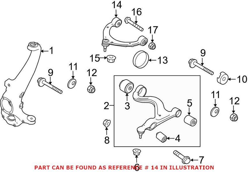 Porsche Control Arm – Front Upper 97034105123