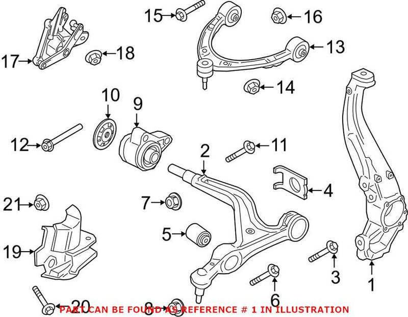Steering Knuckle – Front Pasenger Side