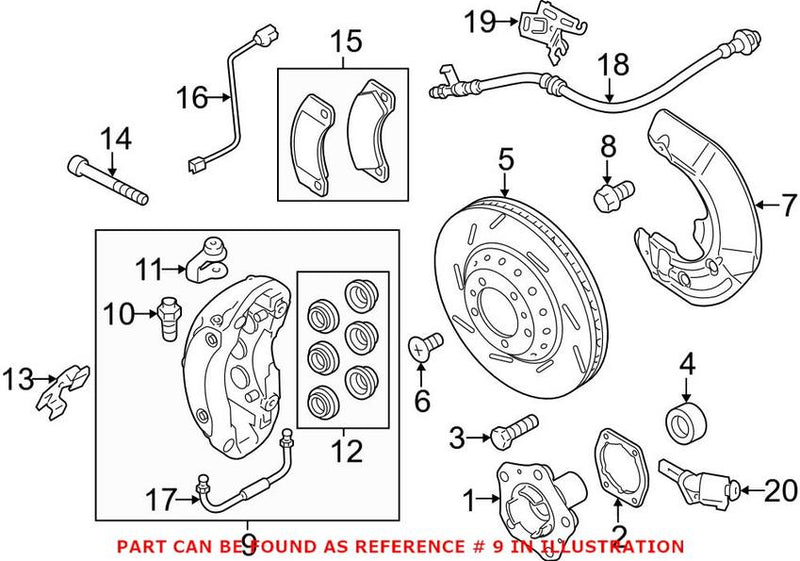 Disc Brake Caliper – Front Driver Side