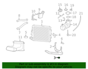 Genuine Porsche parts diagram
