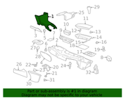 Genuine Porsche parts diagram