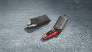 Genuine Porsche Key Pouch In Alcantara - Lava Orange - 000-044-001-11-M2A