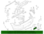 Genuine Porsche parts diagram