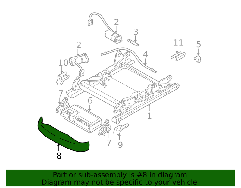 Genuine Porsche parts diagram