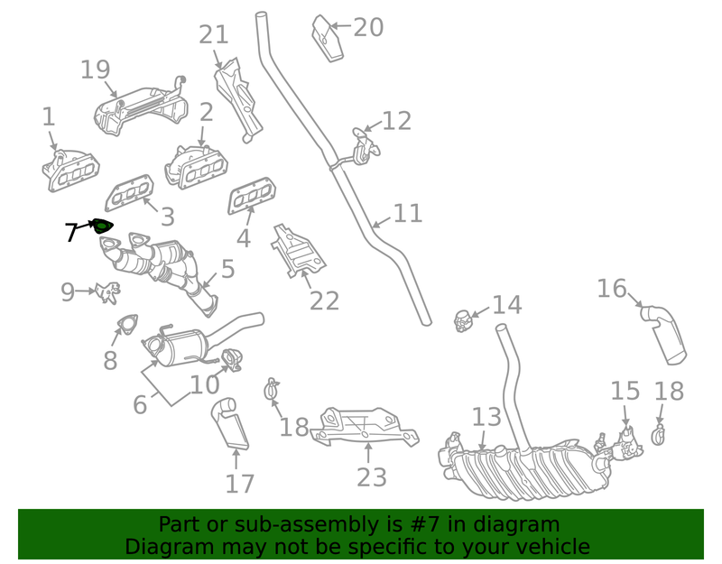 Genuine Porsche parts diagram