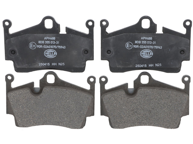 HELLA BRAKE SYSTEMS Brake Pad Set - 355013311