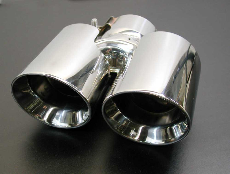 Racing Dynamics Twin Tailpipe Tip - Porsche Boxster, Boxster S / Cayman, Cayman S