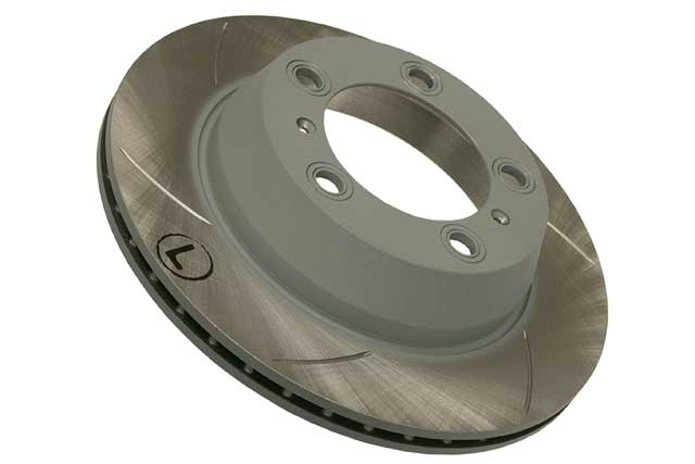 SEBRO SLOTTED & COATED Brake Disc - 909328C
