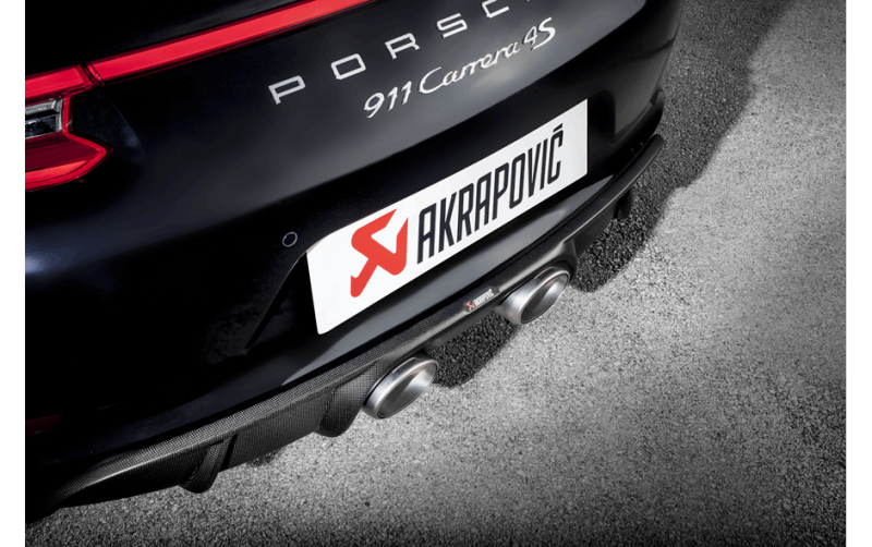 Akrapovic 16-17 Porsche 911 Carrera (991.2) Rear Carbon Fiber Diffuser - Matte