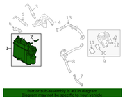 Genuine Porsche parts diagram