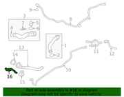 Part can be found as reference #16 in illustration