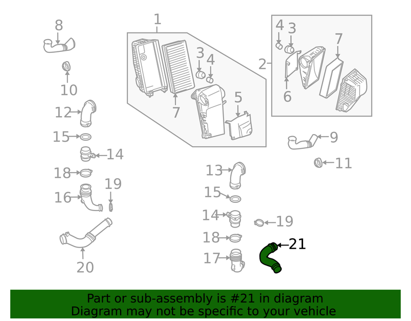 Genuine Porsche parts diagram