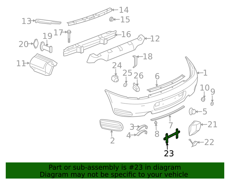 Genuine Porsche parts diagram