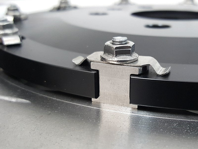 2-Piece Floating Brake Rotors Upgrade Kit | Rear 350mm Slotted • MQB