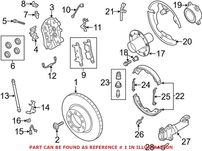 Disc Brake Rotor – Rear Passenger Side