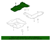Genuine Porsche parts diagram