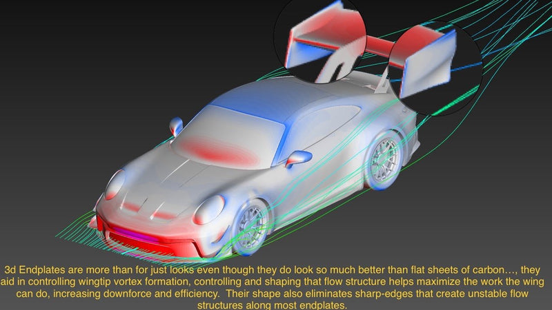 992 GT3 "Valkyrie" Carbon Swan Neck Wing Package