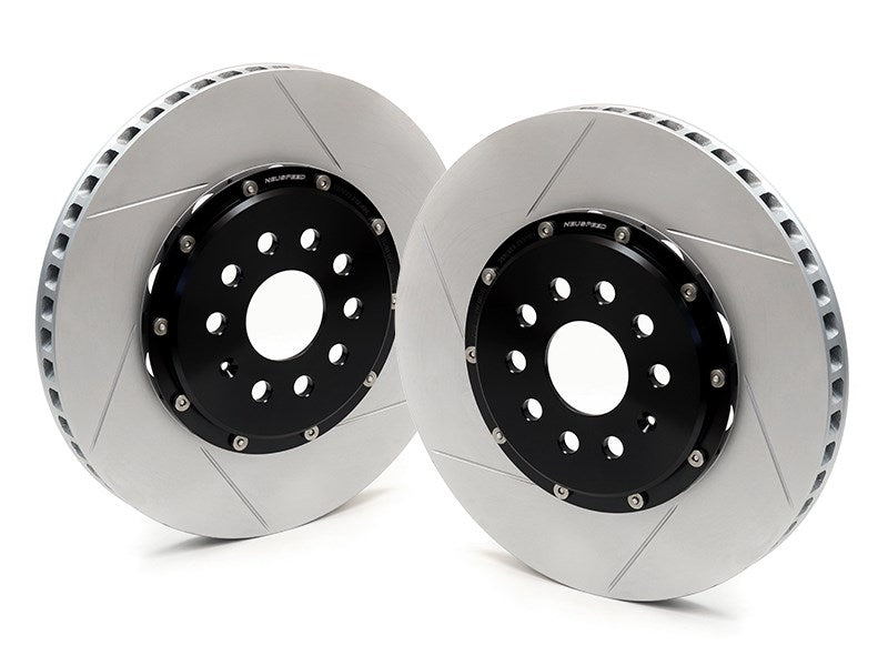 2-Piece Floating Brake Rotors | Front Kit 345mm Slotted • PQ35/PQ46