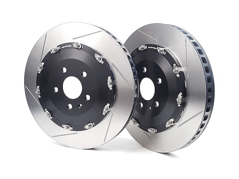 2-Piece Floating Brake Rotors | Front 370mm Slotted • TT RS 8S