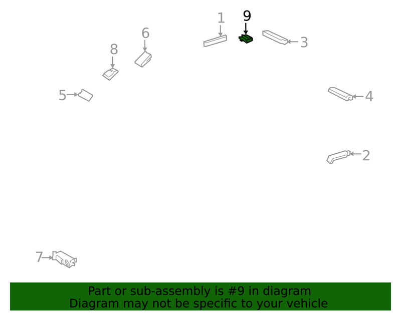 Genuine Porsche parts diagram
