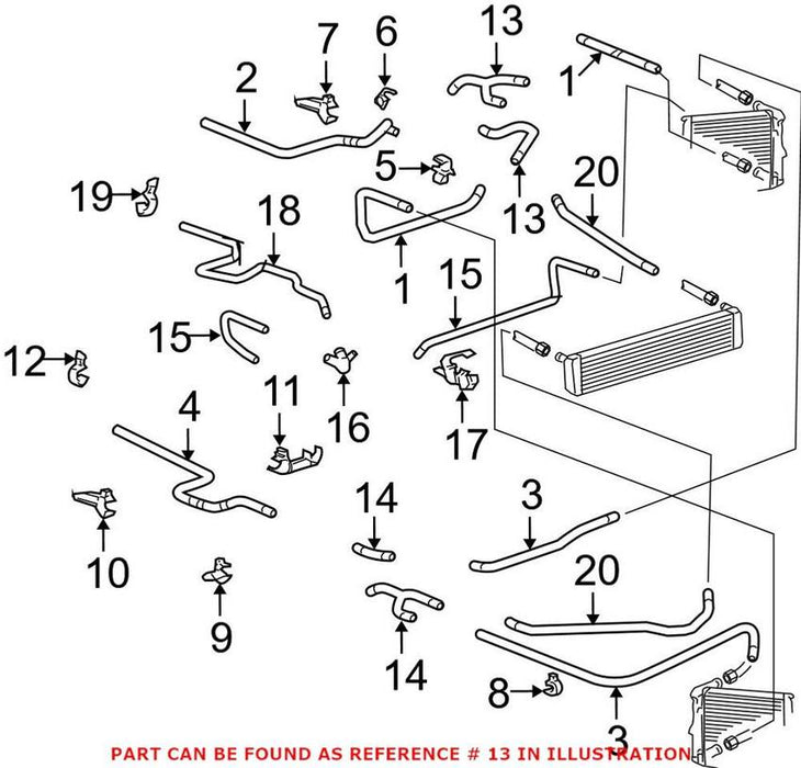 Engine Coolant Hose