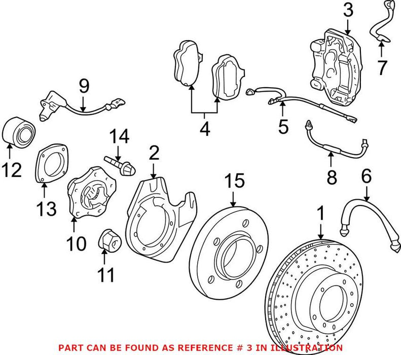Disc Brake Caliper – Front Driver Side