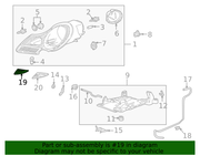 Genuine Porsche parts diagram