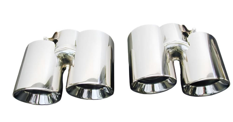 Racing Dynamics Dual Tailpipe Tips / Porsche 997