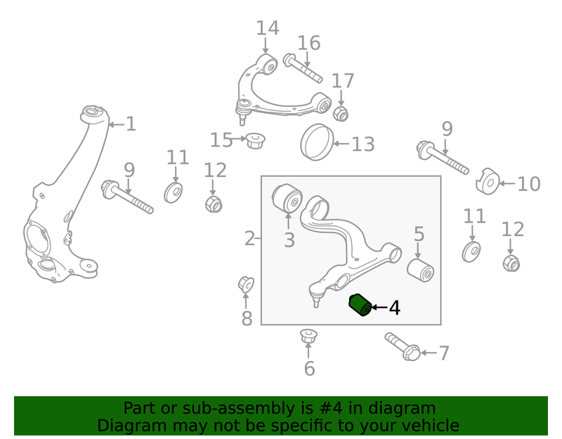 Genuine Porsche parts diagram