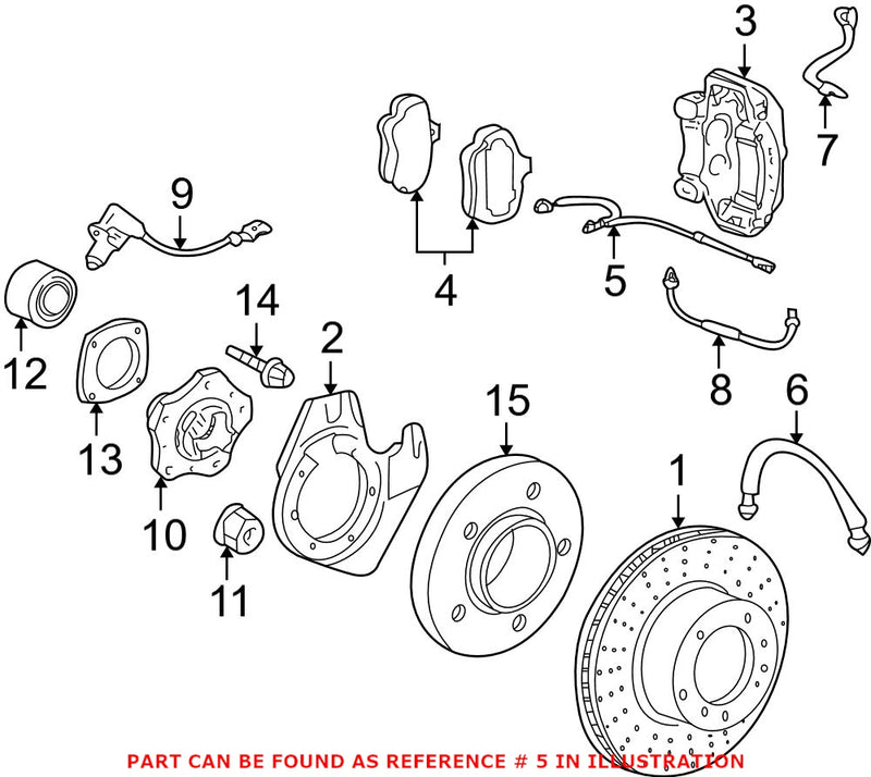 Disc Brake Pad Wear Sensor – Front Passenger Side