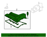 Genuine Porsche parts diagram