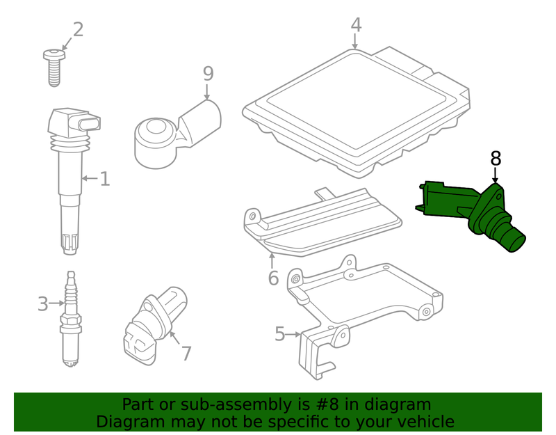 Genuine Porsche parts diagram