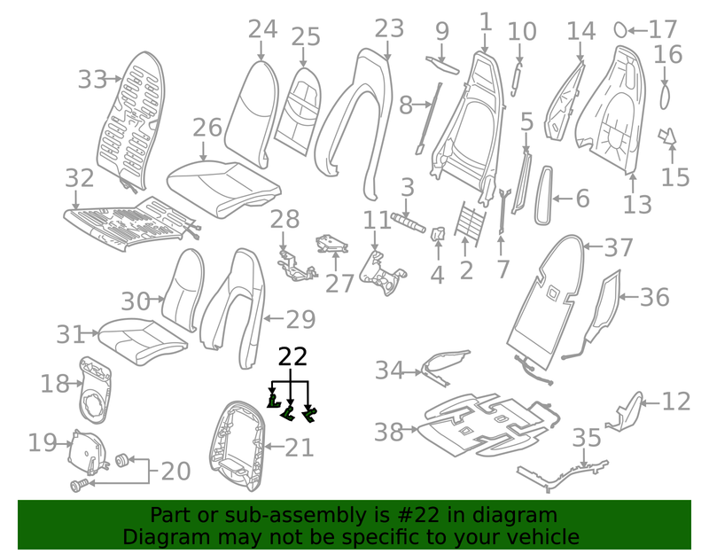 Part can be found as reference #22 in illustration