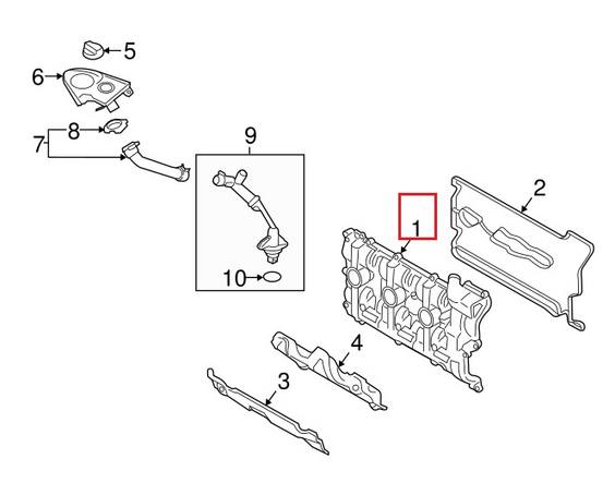Cylinder Head Cover (Cyl 1-3)