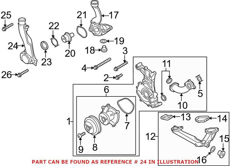 Engine Coolant Thermostat Housing Cover