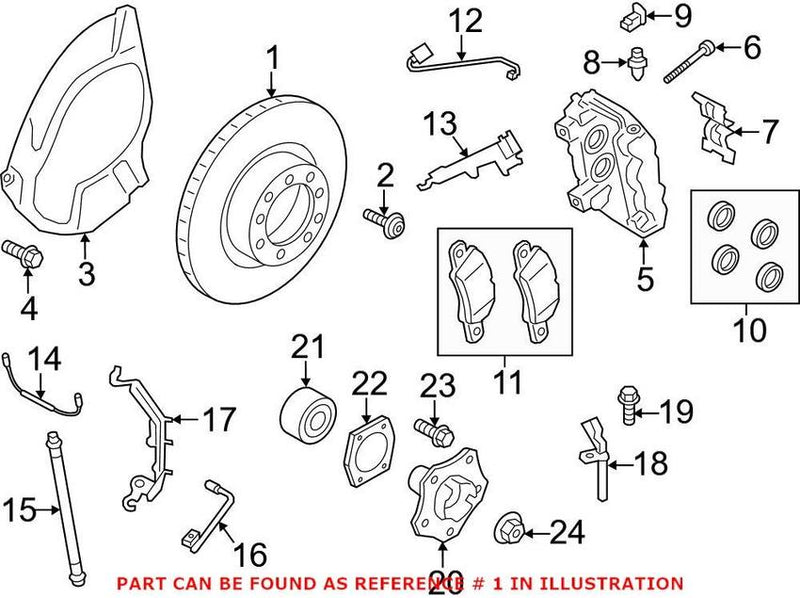 Disc Brake Rotor – Front Driver Side