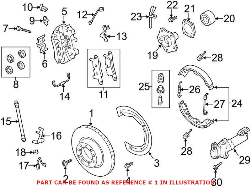 Disc Brake Rotor – Rear Pasenger Side