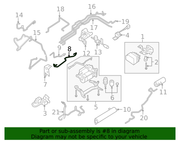 Genuine Porsche parts diagram