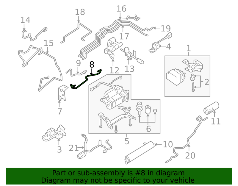 Genuine Porsche parts diagram