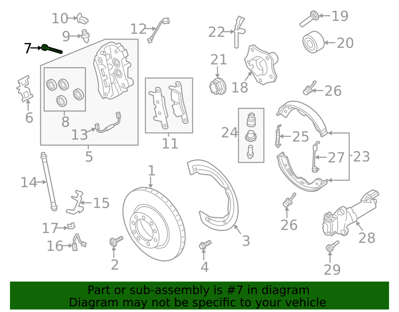 Genuine Porsche parts diagram