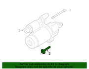 Genuine Porsche parts diagram