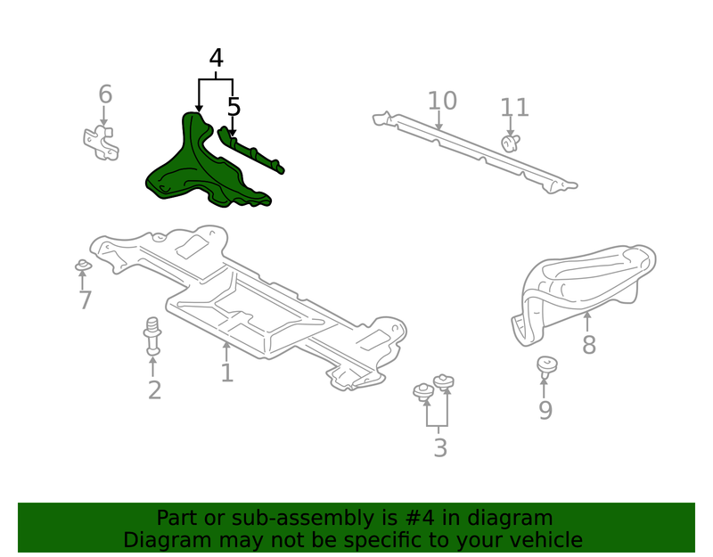Genuine Porsche parts diagram
