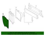 Genuine Porsche parts diagram