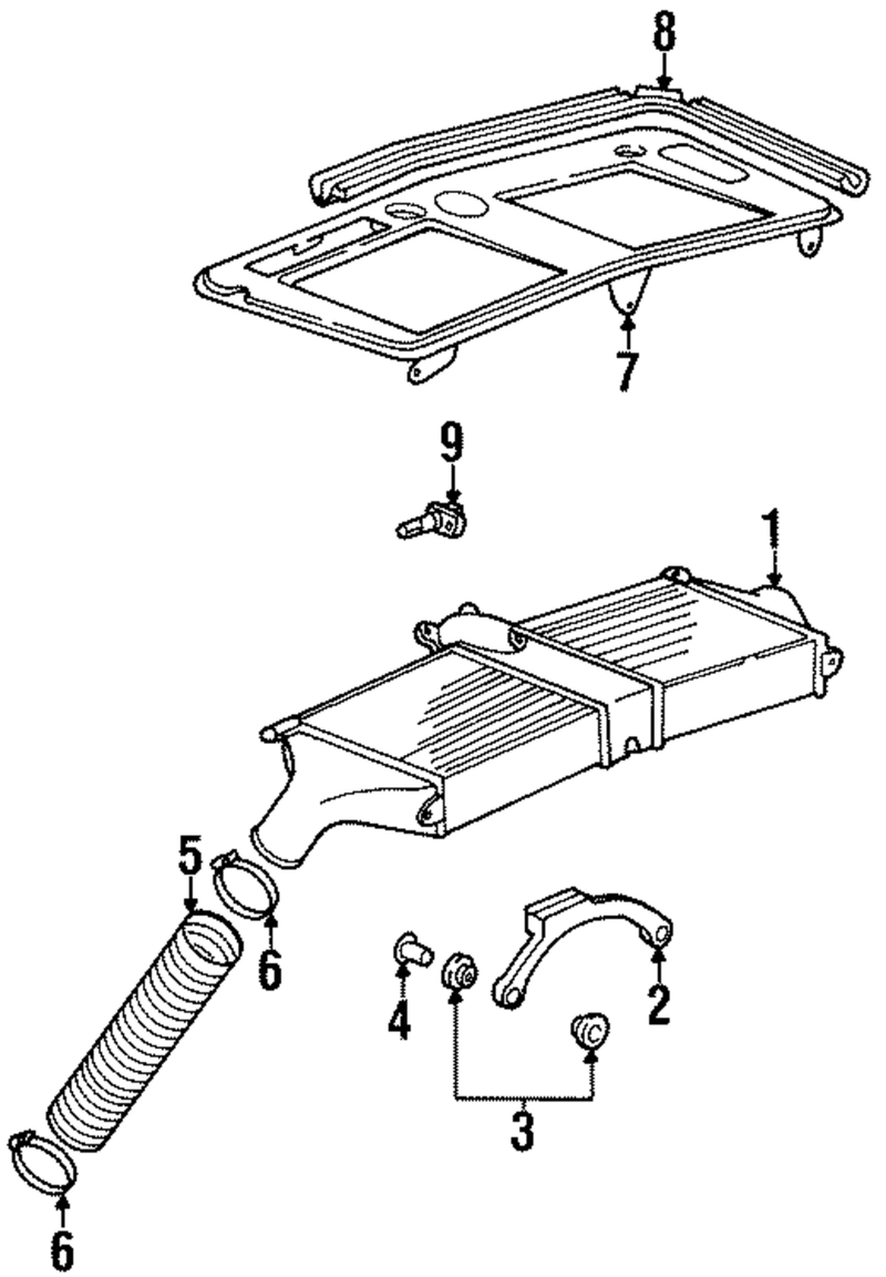 Genuine Porsche parts diagram