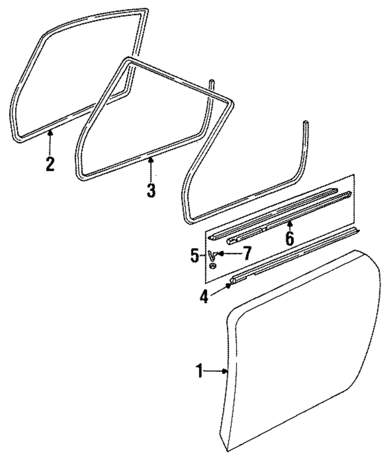 Genuine Porsche parts diagram