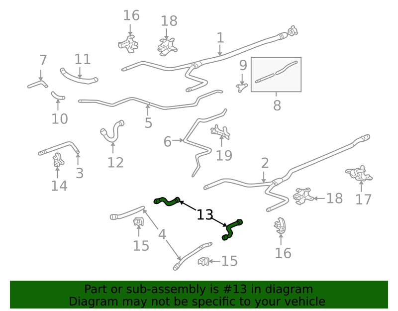 Genuine Porsche parts diagram