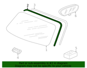 Genuine Porsche parts diagram