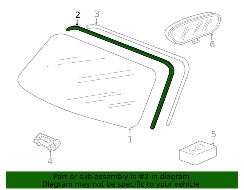 Genuine Porsche parts diagram