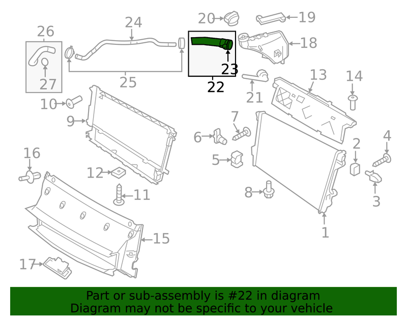 Genuine Porsche parts diagram